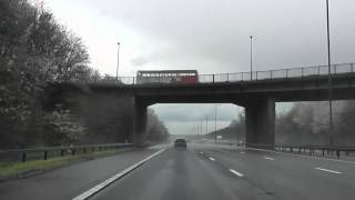 preview picture of video 'Driving On The M5 Motorway & Onto The M6 J8 West Bromwich, West Midlands, England'