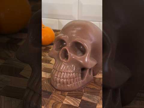 Chocolate jelly skull 💀 #shorts