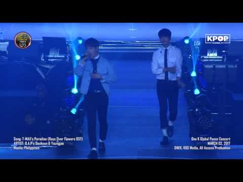 170302 B.A.P performs Boys Over Flowers OST - PARADISE at OneK Global Peace Concert