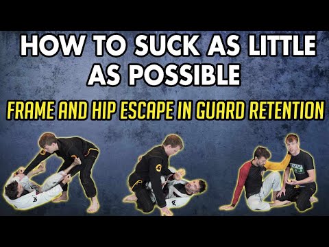 BJJ Lesson 12: The Frame and Hip Escape - Foundations Of Guard Retention