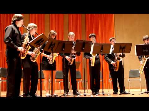 CFHS Wind Ensemble Saxophone Ensemble - Marriage of Figaro - Mozart