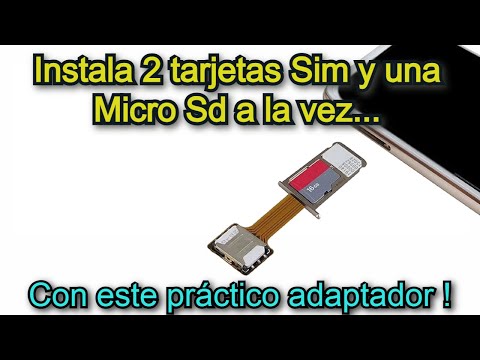 Install 2 SIM cards and a Micro SD card simultaneously in your smartphone