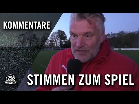 Die Stimme zum Spiel (SF Stuckenbusch - SV Schermbeck, Spiel um Platz 3, Kreispokal Recklinghausen)