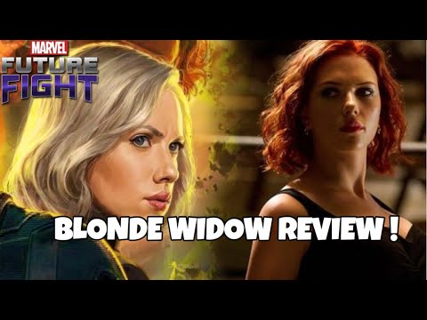 BLONDE IS THE NEW BLACK ! WIDOW UNIFORM REVIEW | Marvel Future Fight