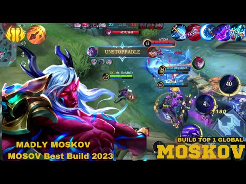 MOSKOV BEST BUILD 2023 !! 100%  LifeSteal-Moskov 100% IMMORTAL   MOBILE LEGENDS✓