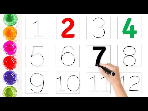 Counting Numbers | write and read numbers | 12345 learning for kids | 1-20 |123 counting for kids