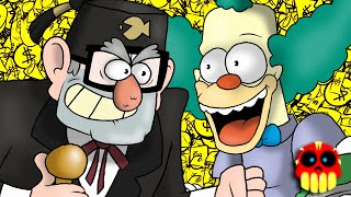Cover art for Grunkle Stan vs Krusty the Clown