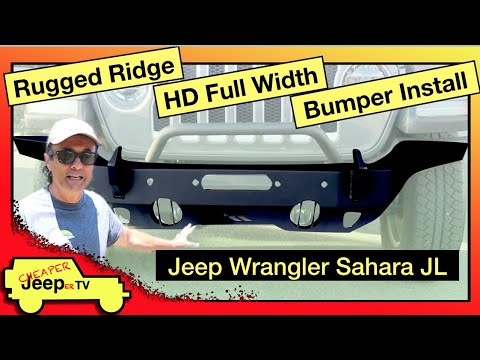 Rugged Ridge HD Full Width Front Bumper Install, For the Wrangler JL, JK, JT
