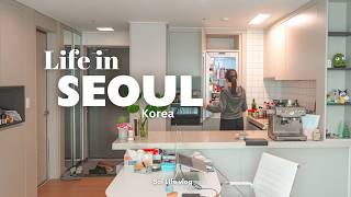 living alone in Seoul | cosy days at home, productive routines, kitchenware shopping vlog