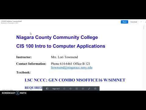 CIS100 Fa2018 Orientation