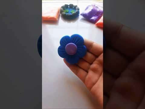 clay দিয়ে flower। #diy #ceramicart #flowers #clayart #craft #satisfyingart #cocomelo#viralshorts