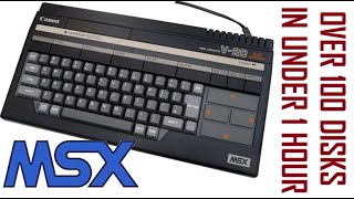 Over 100 MSX Disk & Tape Games In Under 1 Hour