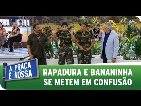 A Praça É Nossa (09/10/14) - Rapadura e Bananinha se metem em confusão