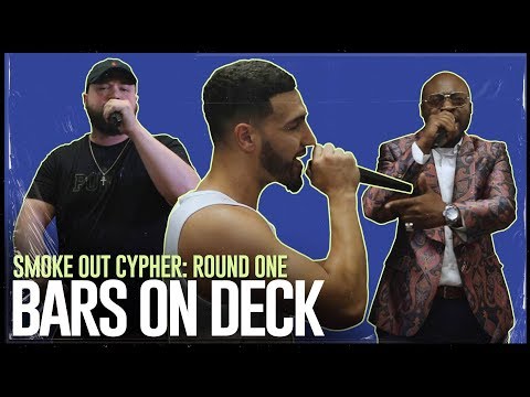 Bars On Deck Smoke Out Cypher: Blaksmif, Fabeyon,  Blaze Gee,  Bandz Danero  More (Rd1) #RoadTo10k