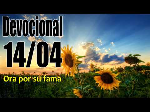 Ora por su fama. Devocional John Piper Solid Joys 14/04