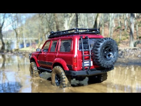 1/18 Rochobby KATANA MUD OFF Road - Rc Crawler Toyota Land Cruiser 80 Rc Crawler - RC Car vs Mud
