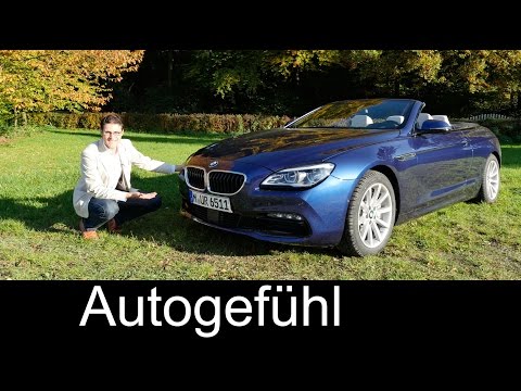 BMW 6-Series Convertible 6er Cabriolet Facelift FULL REVIEW test driven 640d 2016 - Autogefühl