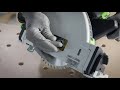 TSC 55 K QuickGuide Changing the sawblade