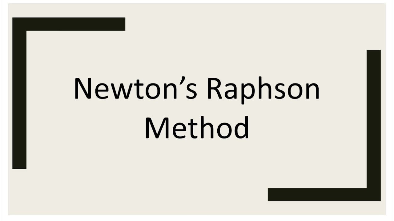 Newton Raphson Method | Machine Learning (INF8245E) | Lecture-6 | Part-2