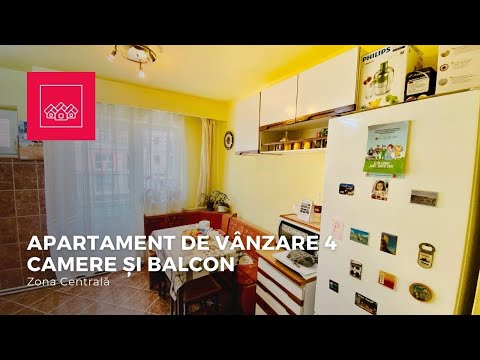 Apartament De Vanzare In Sibiu -4 Camere, Balcon inchis -Zona Centrala