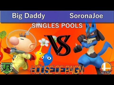 House of Paign VIII  SINGLES POOLS - Big Daddy (Olimar) vs SoronaJoe (Lucario)