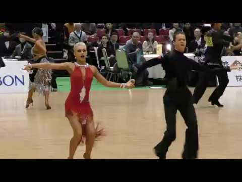 4K 2017 WDSF World Open Latin in Tokyo | Marthe Brinch Rhode - Sandra Sorensen, DEN | CHA CHA CHA