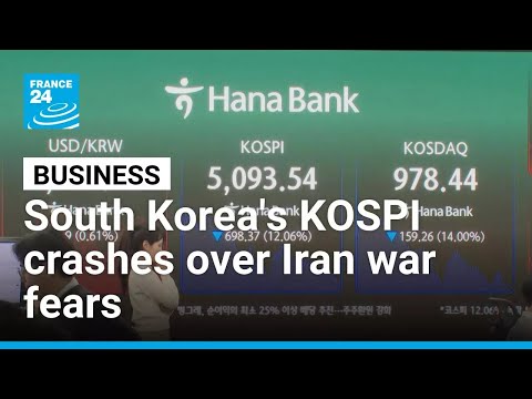 Korean stocks suffer worst crash ever as Iran war hits ...