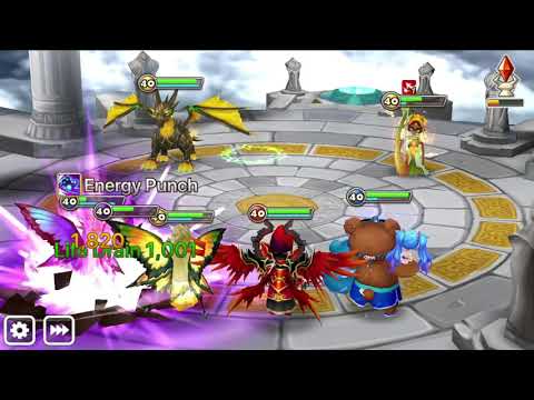 Summoners war arena F3 Strong butterflies Psamathe and Ganymede wombocombo