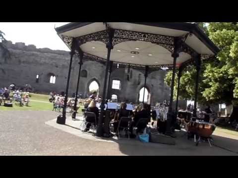 Dronfield Band North East Derbyshire (8) Attend Newark Castle
