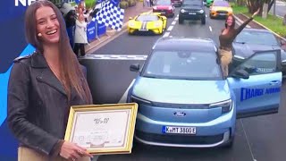 Woman Drives Around the World in an Electric Vehicle
