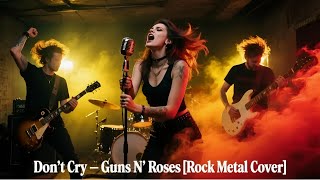 Download lagu Don't Cry – Guns N' Roses [Rock Metal Cover] by @metaluniverse1 mp3