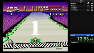 【SFC版F-ZERO】Knight League RTA 12'56"66（Wild Goose）【プレイ動画】