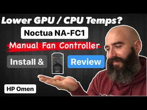 Noctua NA-FC1 4 kontaktų PWM greičio reguliatorius video