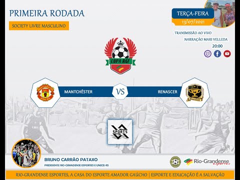 Primeira rodada Copa RGF society 2021 - Manchêster x Renascer