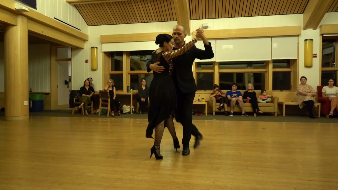 Guillermina Quiroga & Mariano Logiudice dancing to "Una fija" at Dartmouth Milonga.