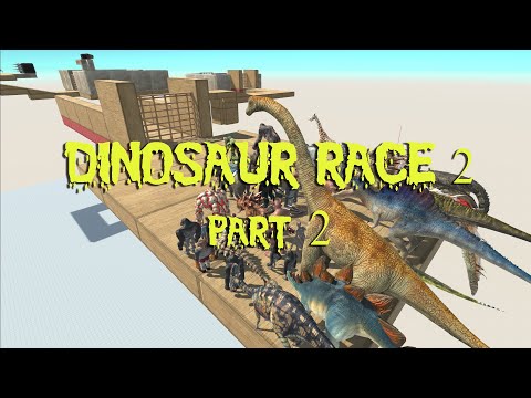 DINOSAUR RACE 2 PART 2 - Animal Revolt Battle Simulator