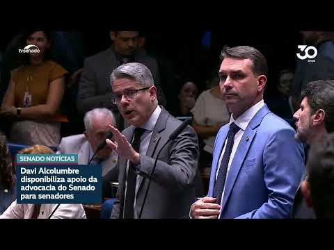 Davi Alcolumbre oferece a senadores apoio da Advocacia do Senado