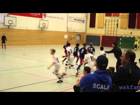 FC St. Pauli - Hamburger SV  (U13 D-Jugend, Hamburger Hallenmeisterschaften) - Spielszenen