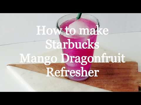 DIY Starbucks Mango Dragonfruit Refresher