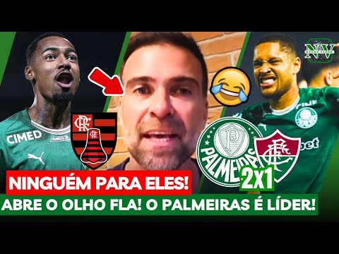 🔥 Pilhado freaks out with Palmeiras' 2-1 victory over Fluminense and sends a message to Flamengo:...