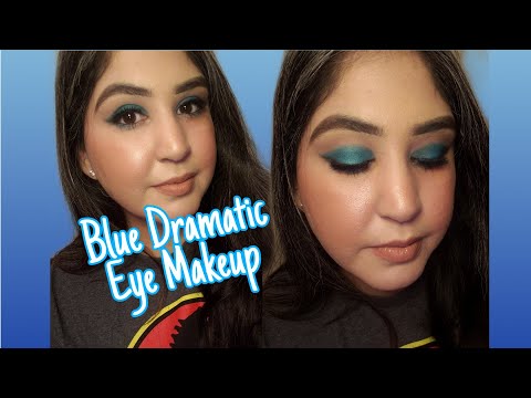Dramatic Blue Eye Makeup | Jeanette Marie | Collab
