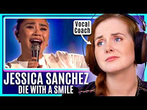 Jessica Sanchez WON AGT 2025! | Die With A Smile Finals Reaction | Vocal Coach Analysis
