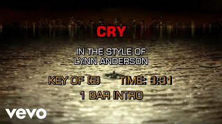 Lynn Anderson - Cry (Karaoke)