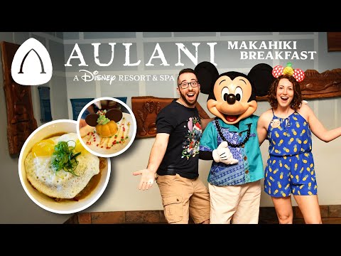 VLOG: Café da manhã com personagem Makahiki no Disney's Aulani Resort! | Hale Manu Gift Shop #aulani #disney
