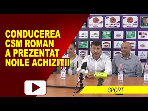CSM ROMAN A PREZENTAT NOILE ACHIZITII SI PROGRAMUL COMPETITIONAL