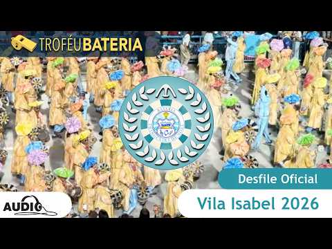 Bateria da Vila Isabel no desfile oficial 2026