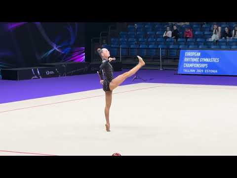 European Rhythmic Gymnastics Champions 2025- Emilia Heichel (POL) All-around Final Clubs