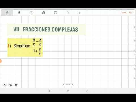 Fracciones complejas 1