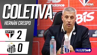 COLETIVA HERNÁN CRESPO | AO VIVO | São Paulo x Santos - Paulistão 2026