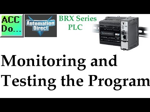 BRX Do-More PLC Monitoring and Testing the Program